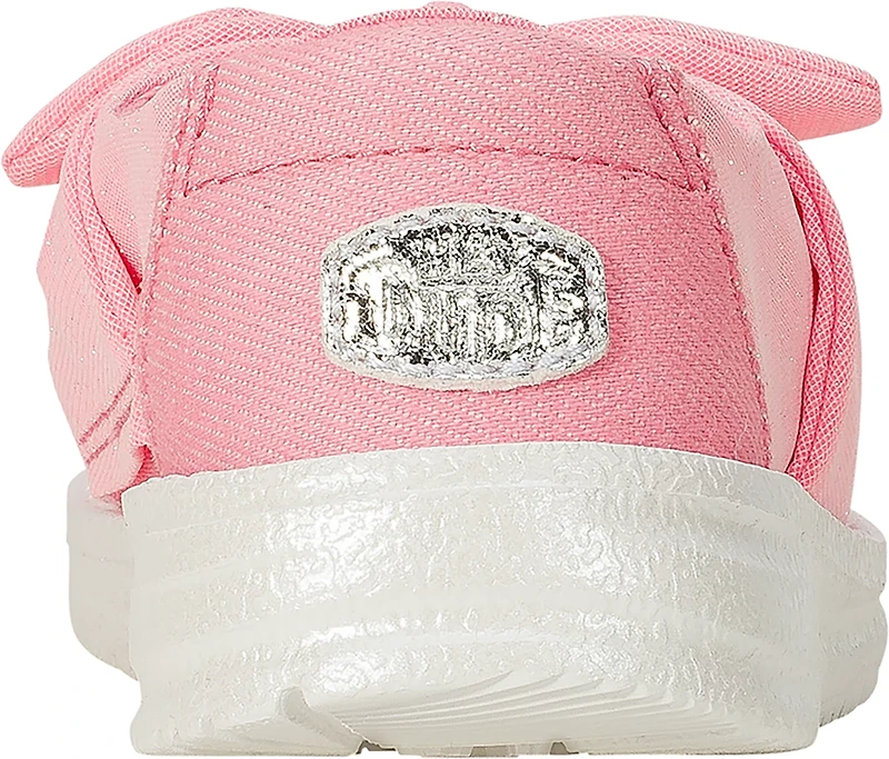 Hey Dude Toddler Girls' Wendy Bow Stardust Shoes