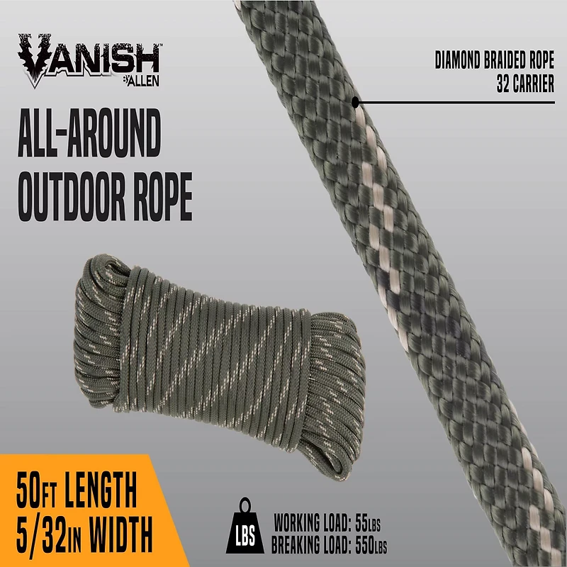 Vanish All-Around 50 ft Outdoor Rope