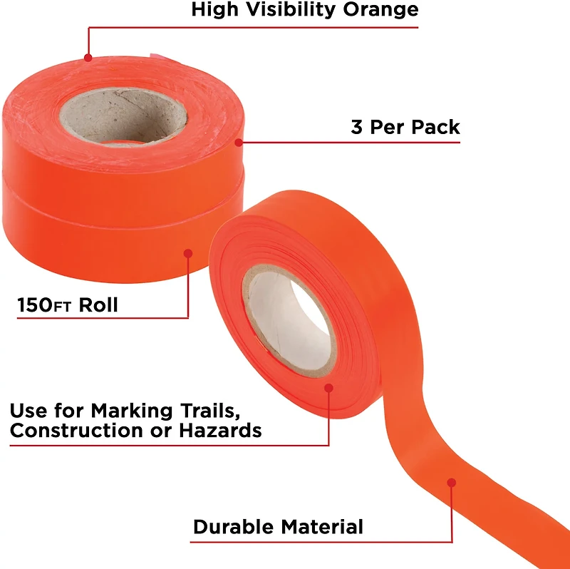 Allen Company Flagging Tape 3-Pack