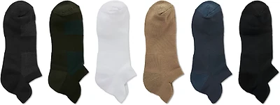 BCG Performance Nylon No Show Socks 6-Pack