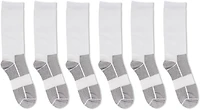 BCG Performance Bamboo Crew Socks 6-Pack