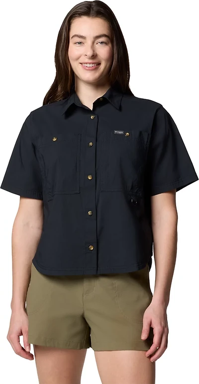 Columbia Sportswear Women's Brea Falls Woven Short Sleeve Collared Shirt