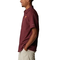 Columbia Sportswear Men's Virginia Tech Fish Flag Slack Tide Camp Button Down Shirt