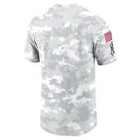 Nike Men's Kansas City Chiefs Salute To Service Edge Arch Short Sleeve T-shirt