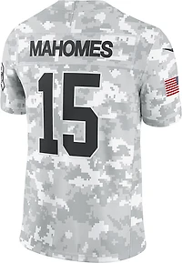Nike Men's Kansas City Chiefs Patrick Mahomes #15 Salute To Service Jersey