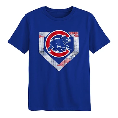 Outerstuff Boys' Cubs Tech Camo Base Short Sleeve T-shirt