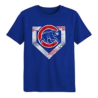 Outerstuff Boys' Cubs Tech Camo Base Short Sleeve T-shirt