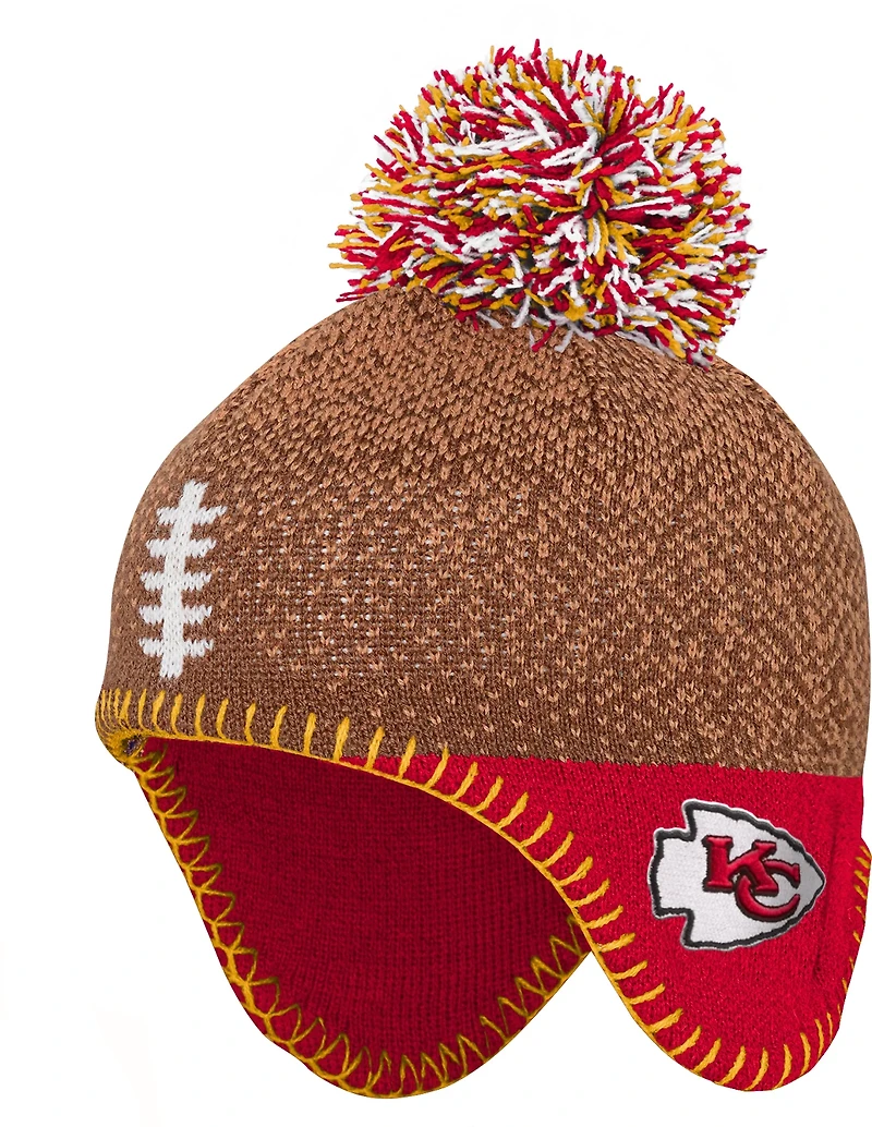 Outerstuff Infants' Chiefs Football Head Knit Hat