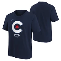Nike Youth Chicago Cubs City Connect Logo Short Sleeve T-shirt