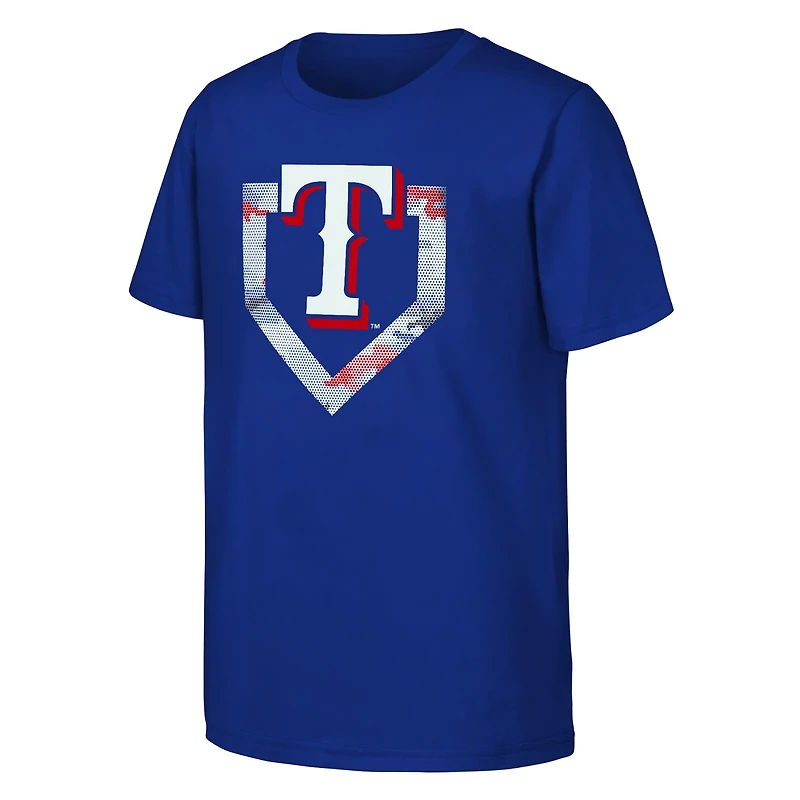 Outerstuff Youth Rangers Tech Camo Base Short Sleeve T-shirt