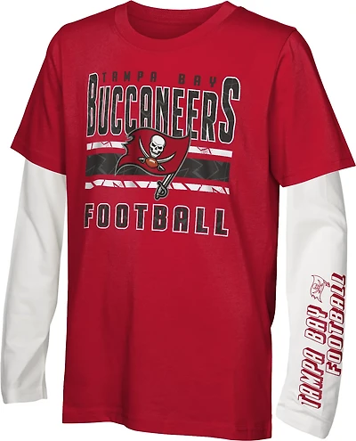 Outerstuff Boys' Tampa Bay Buccaneers Into the Mix 3 in 1 Combo T-shirt