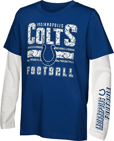 Outerstuff Youth Colts Into The Mix 3 1 Combo T-shirt