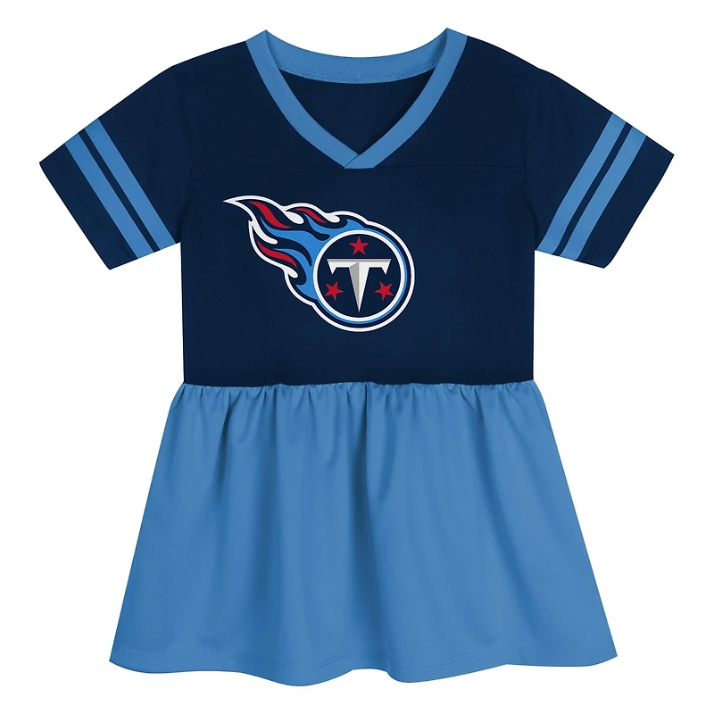 Outerstuff Girls' 4-6x Titans Stadium Lights Jersey Dress