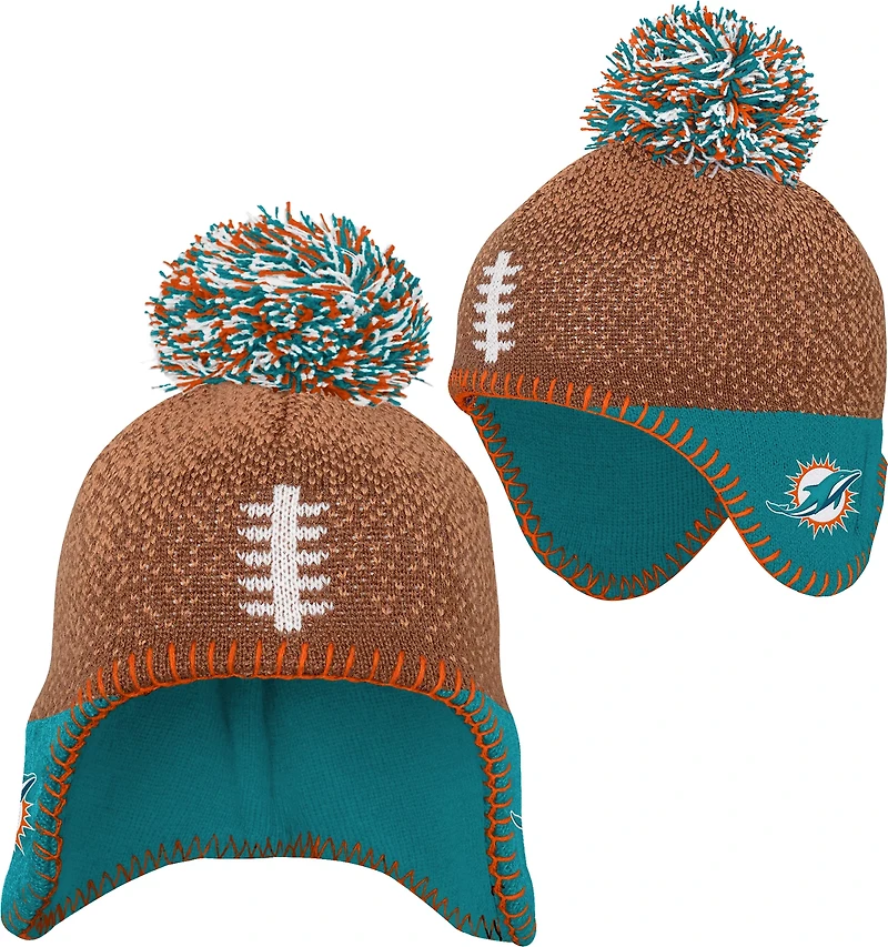 Outerstuff Infants' Dolphins Football Head Knit Hat