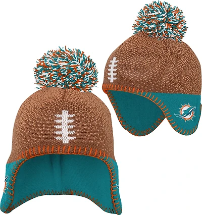 Outerstuff Infants' Dolphins Football Head Knit Hat