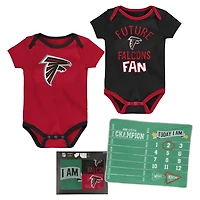 Outerstuff Infants' Falcons #1 Draft Pick 2-Piece Creeper and Blanket Set