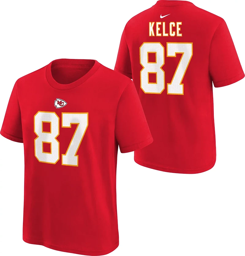 Nike Youth Chiefs Travis Kelce Fuse Name and Number T-shirt