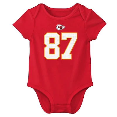 Nike Infants' Kansas City Chiefs Travis Kelce Game Team Jersey Romper