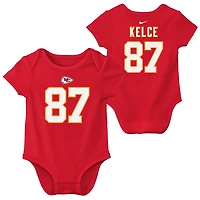Nike Infants' Kansas City Chiefs Travis Kelce Game Team Jersey Romper