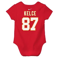 Nike Infants' Kansas City Chiefs Travis Kelce Game Team Jersey Romper