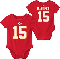 Nike Infants' Kansas City Chiefs Patrick Mahomes Name and Number Single Creeper