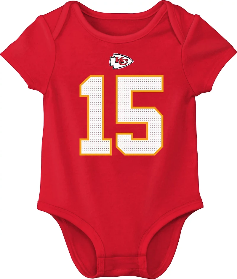 Nike Infants' Kansas City Chiefs Patrick Mahomes Name and Number Single Creeper
