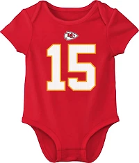 Nike Infants' Kansas City Chiefs Patrick Mahomes Name and Number Single Creeper