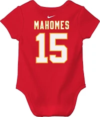 Nike Infants' Kansas City Chiefs Patrick Mahomes Name and Number Single Creeper