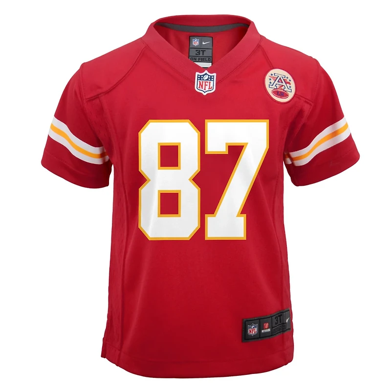 Nike Boys' 4-7 Kansas City Chiefs Travis Kelce Game Team Jersey