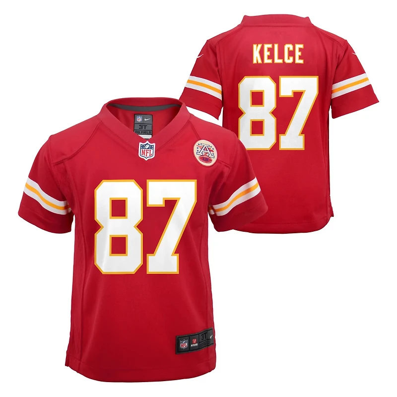 Nike Boys' 4-7 Kansas City Chiefs Travis Kelce Game Team Jersey