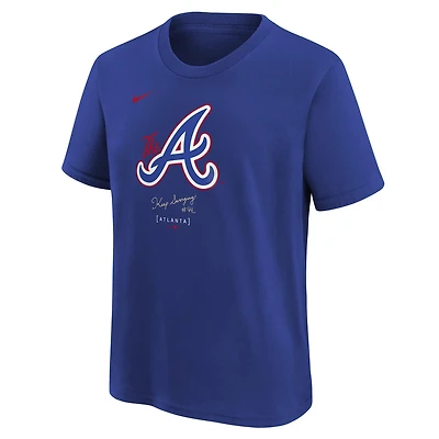 Nike Youth Atlanta Braves City Connect Logo Short Sleeve T-shirt