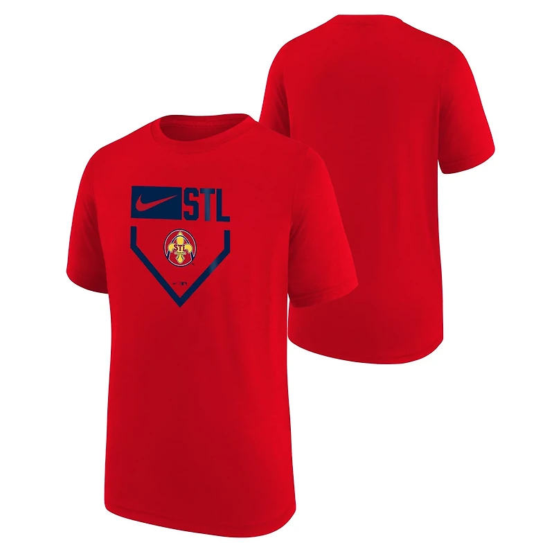 Nike Youth St. Louis Cardinals City Connect Icon Legend Short Sleeve T-shirt