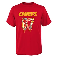 Outerstuff Youth Chiefs Travis Kelce Name and Number Drip Cotton T-shirt