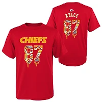 Outerstuff Youth Chiefs Travis Kelce Name and Number Drip Cotton T-shirt