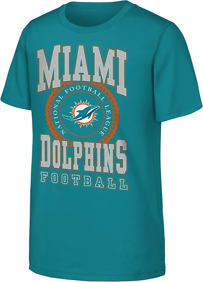 Outerstuff Youth Dolphins Stitched Up Cotton T-shirt