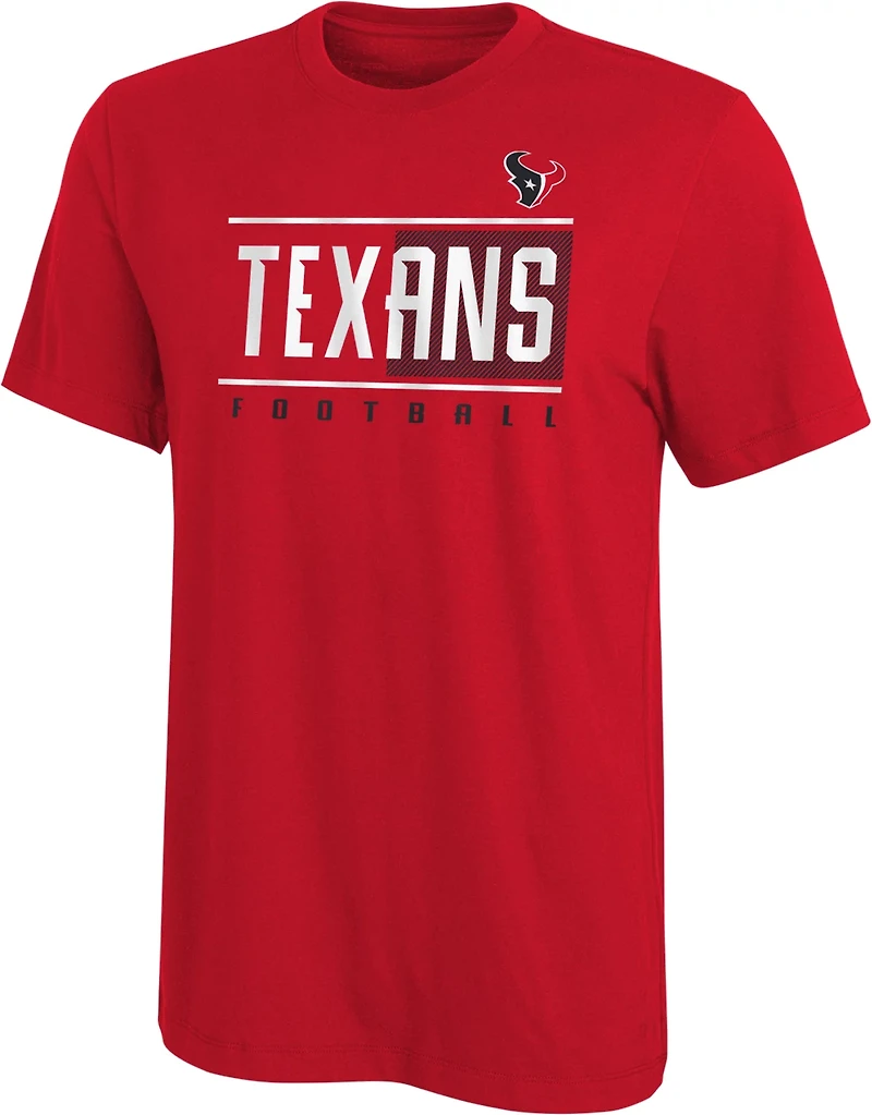 Outerstuff Boys' Houston Texans Pumped Up Dri-Tek Graphic T-shirt