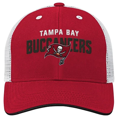 Outerstuff Boys' Tampa Bay Buccaneers Core Lockup Mesh Back Adjustable Cap