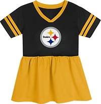 Outerstuff Girls' 4-6x Steelers Stadium Lights Jersey Dress