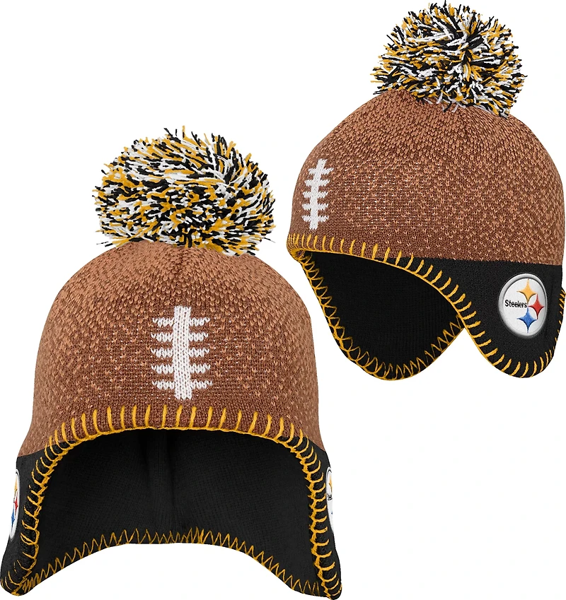Outerstuff Infants' Steelers Football Head Knit Hat