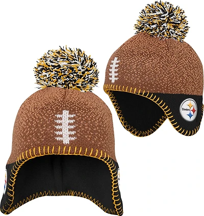 Outerstuff Infants' Steelers Football Head Knit Hat