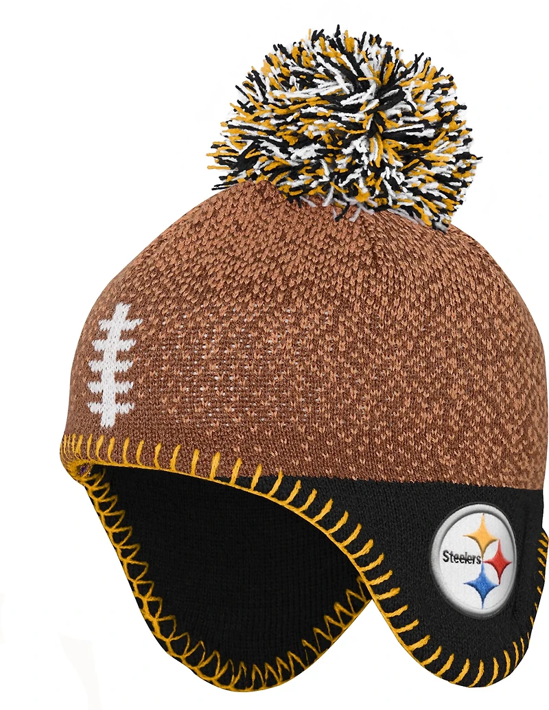 Outerstuff Infants' Steelers Football Head Knit Hat