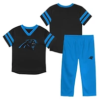 Outerstuff Toddlers' Panthers Team Logo Redzone Jersey Top and Pant Set