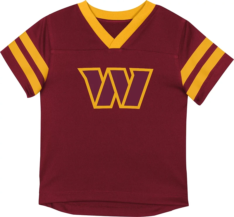 Outerstuff Toddlers' Commanders Team Logo Redzone Jersey Top and Pant Set