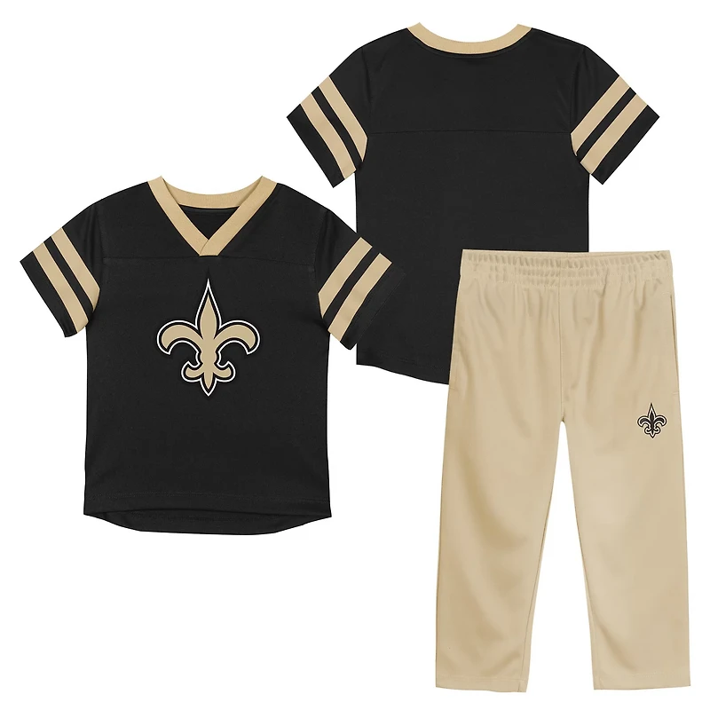Outerstuff Toddlers' Saints Team Logo Redzone Jersey Top and Pant Set