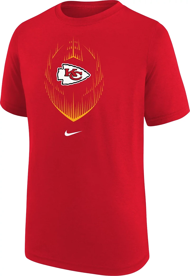Nike Boys' 8-20 Chiefs Legend Icon Short Sleeve T-shirt