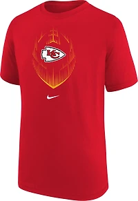 Nike Boys' 8-20 Chiefs Legend Icon Short Sleeve T-shirt