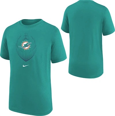 Nike Boys' 8-20 Dolphins Nike Legend Icon Short Sleeve T-shirt