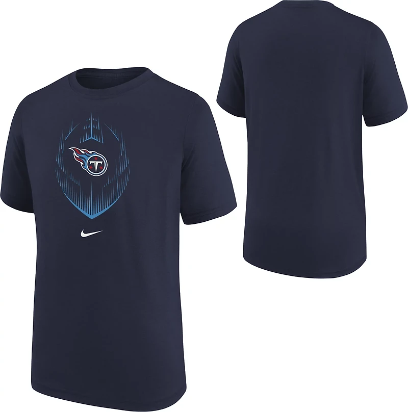 Nike Boys' 8-20 Titans Legend Icon Short Sleeve T-shirt