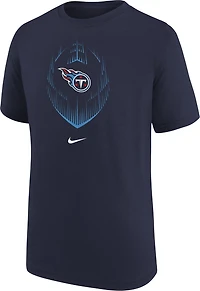 Nike Boys' 8-20 Titans Legend Icon Short Sleeve T-shirt
