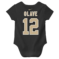 Nike Infants' New Orleans Saints Chris Olave Game Team Jersey Romper
